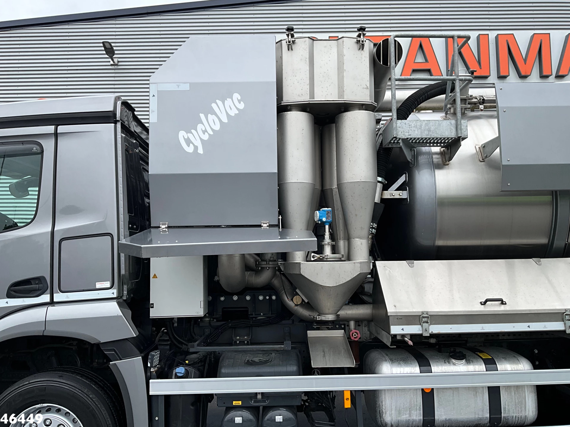 Mercedes-Benz Arocs 2643 6x4 Koks Cyclovac Vacuum Droge stoffen RVS opbouw Just 21.576 km! 2023 immagine 5