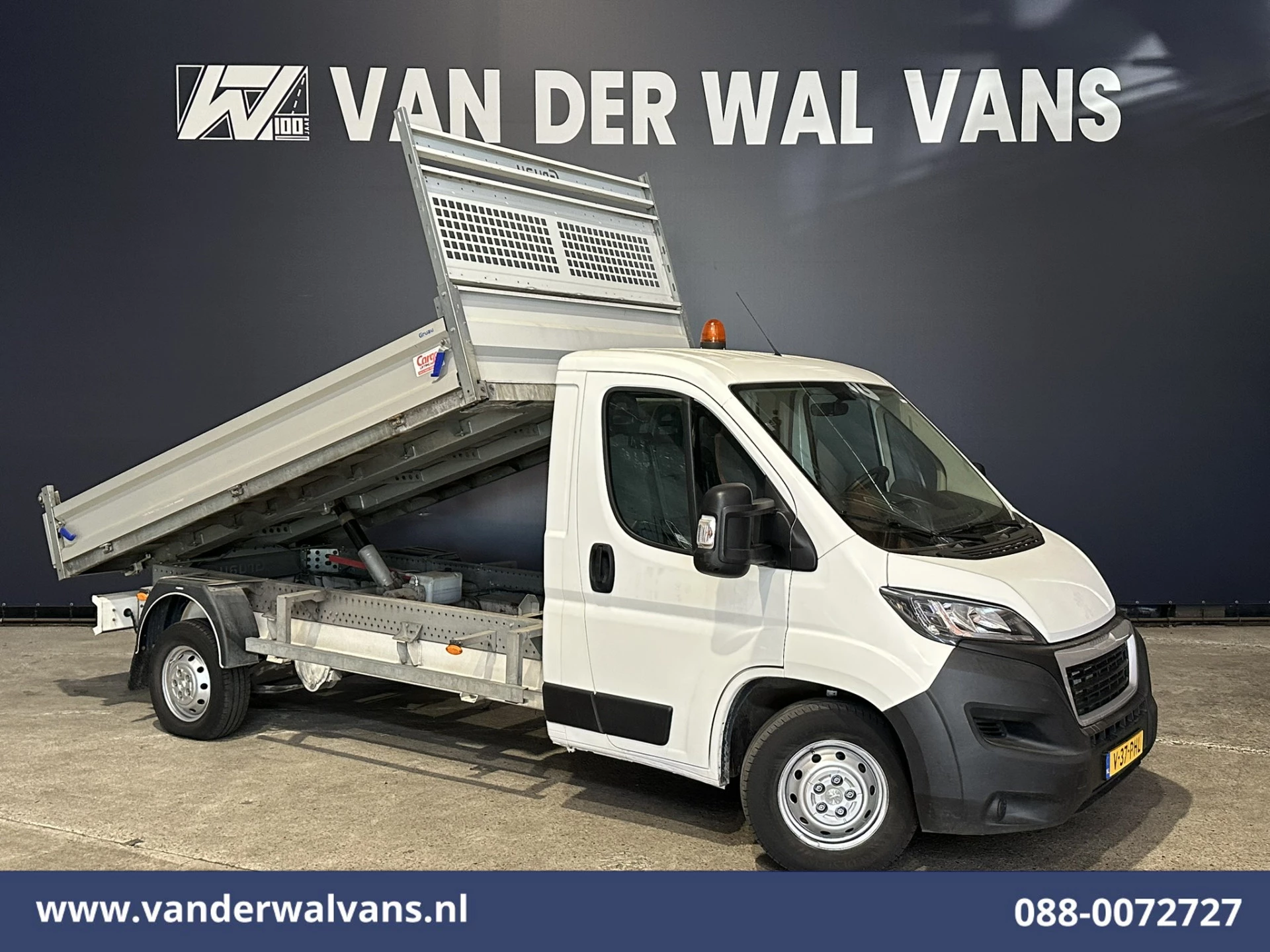 Peugeot Boxer 2020 - 2.2 BlueHDi 140pk Kipper Open Laadbak Euro6 Bijrijdersbank afbeelding 1