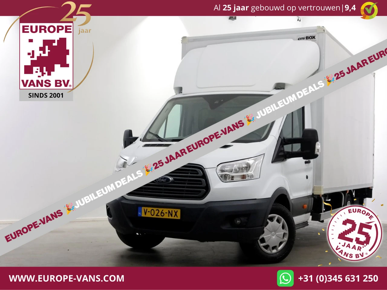 Ford Transit 2018 - 350 2.0 TDCI 130pk E6 Trend Bakwagen met laadklep 04-2018 afbeelding 1