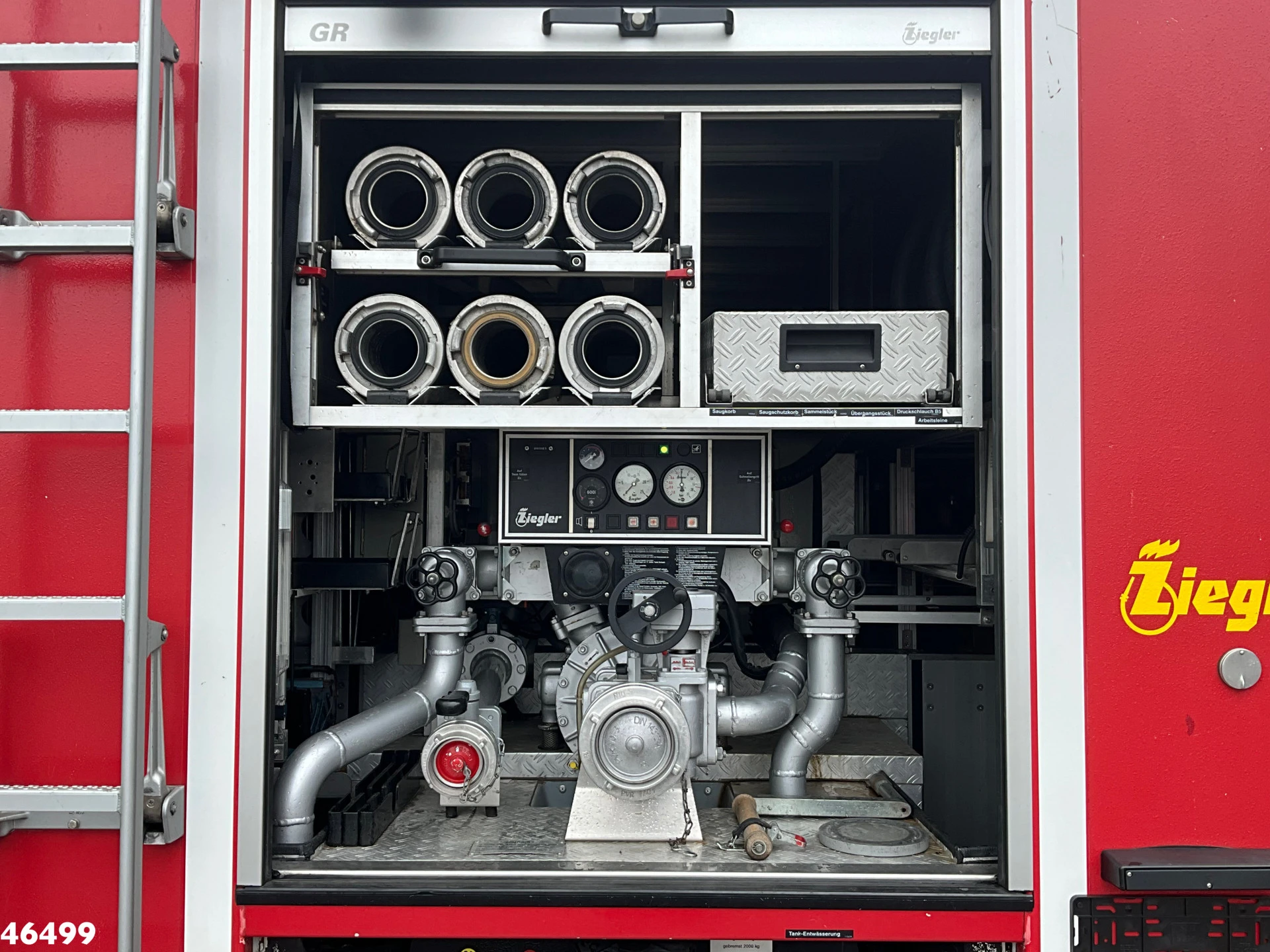 Mercedes-Benz Atego 2002 - 918 4x4 ZIEGLER Brandweer / materiaalwagen Just 17.693 km! afbeelding 19
