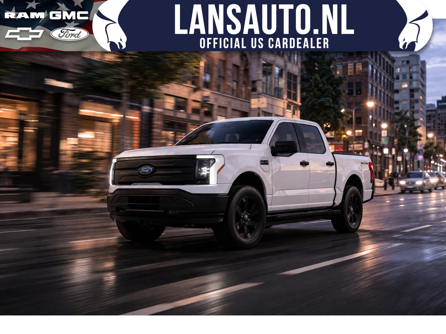 Ford F-150 2025 - Lightning Pro | Extended Range (500+ KM) | 3.500 kg. trekgewicht image 1
