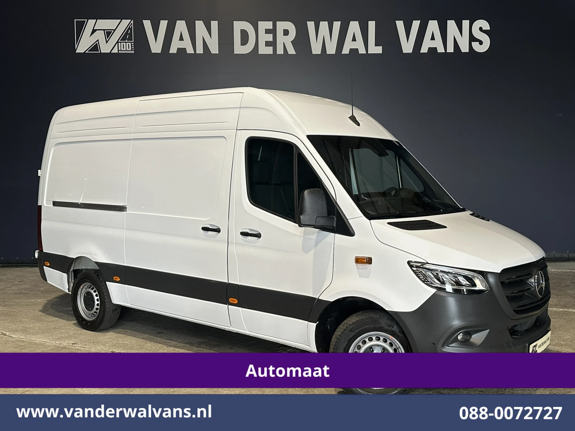 Mercedes-Benz Sprinter 2024 - 317 CDI 170pk 9G-Tronic Automaat L2H2 Euro6 Airco | Camera | Navigatie | Cruisecontrol | LED afbeelding 1