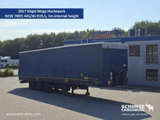 Kögel Semitrailer Curtainsider Mega 2017 te koop