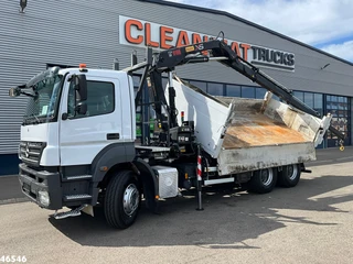 Mercedes-Benz Axor 2636 6x4 Manual Full steel Hiab 14 Tonmeter laadkraan 2009 afbeelding 2 miniatuur