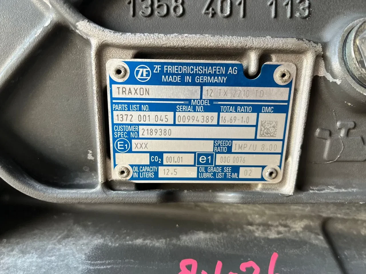 DAF - versnellingsbak Traxon 12 TX 2210 TD 16.69-1.0 Bild 6