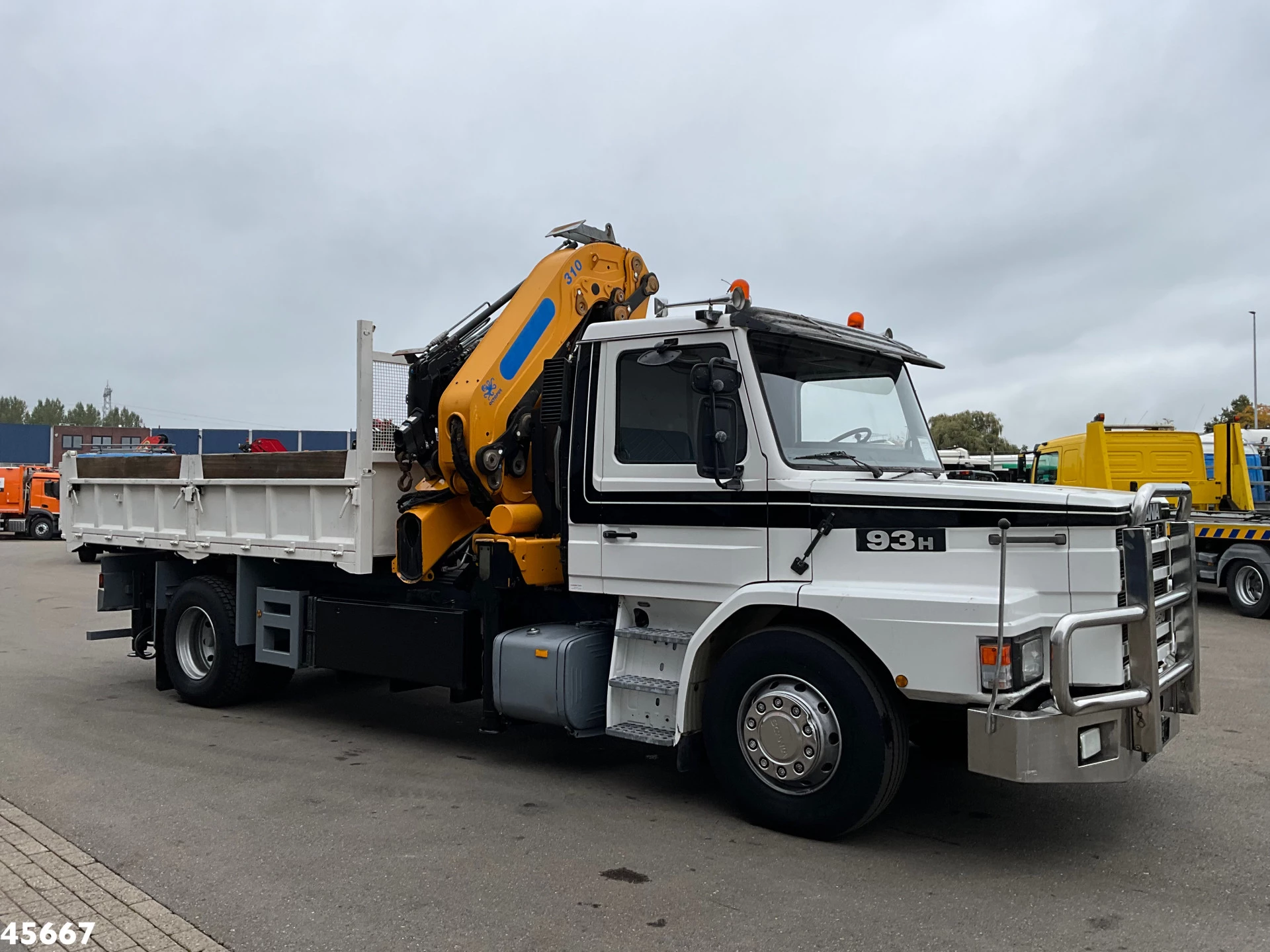 Scania T 1994 - 93 4x2 Kipper met 31 Tonmeter laadkraan (bj 2005) + Fly-JIb! Just 118.736 km! zdjęcie 9