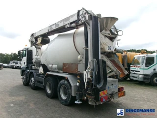 MAN TGS 2014 - 32.360 8X4 Euro 6 Liebherr concrete mixer 8 m3 + belt imagen 3 miniatura