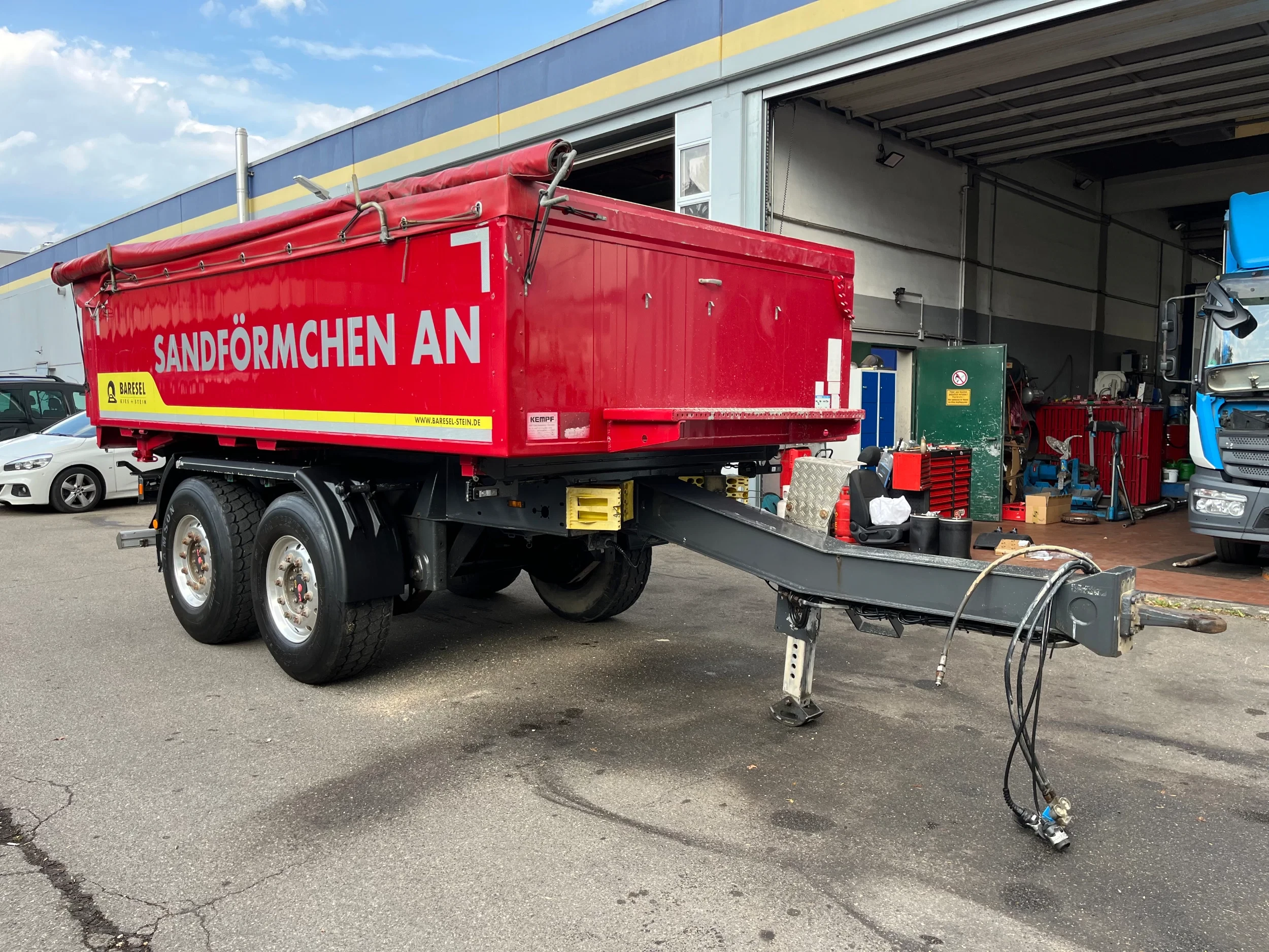 Kempf 2018 - Tandem Kippanhänger, ALU mit Hardoxboden afbeelding 4
