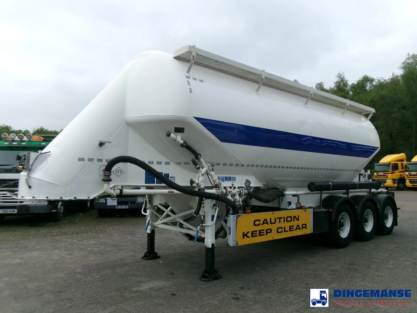 Feldbinder Powder tank alu 36 m3 / 1 comp 2015 obrázek 1