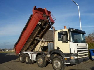 Scania P 2002 - P114-380 8X4 STEELKIPPER 20 CUB,MANUALGEARBOX,RETARDER te koop