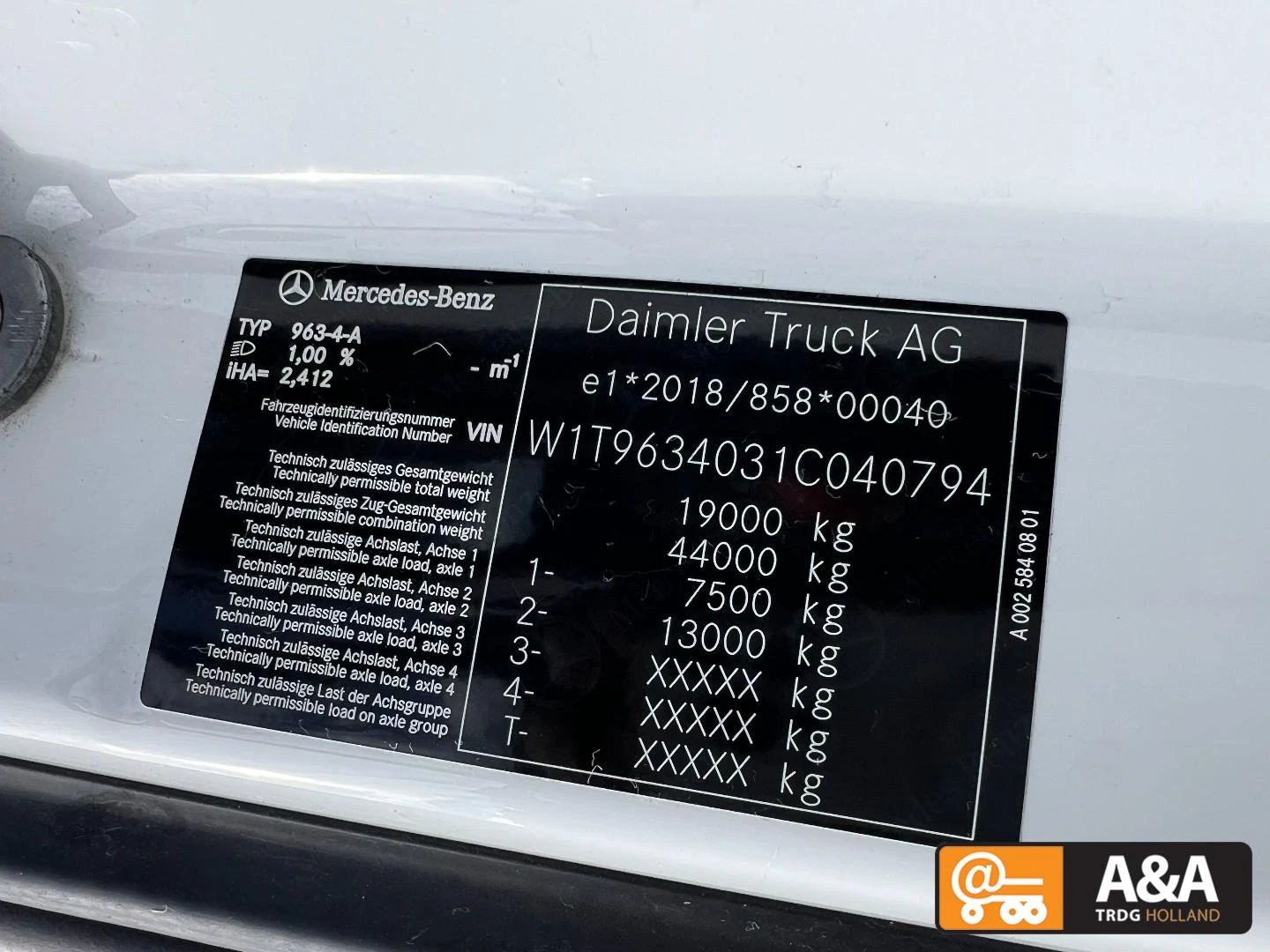 Mercedes-Benz Actros 2022 - 1845 LS afbeelding 63