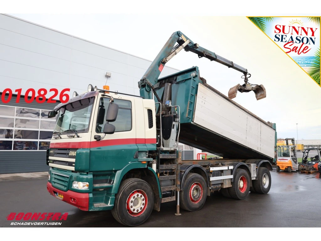 Ginaf X 4241 S 2009 - 8X4 Kipper HMF 1643 Z2 Kran Euro 5 image 1