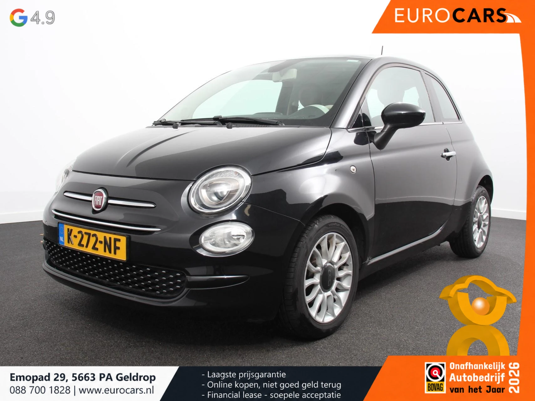 Fiat 500 2019 - 1.2 Lounge изображение 1