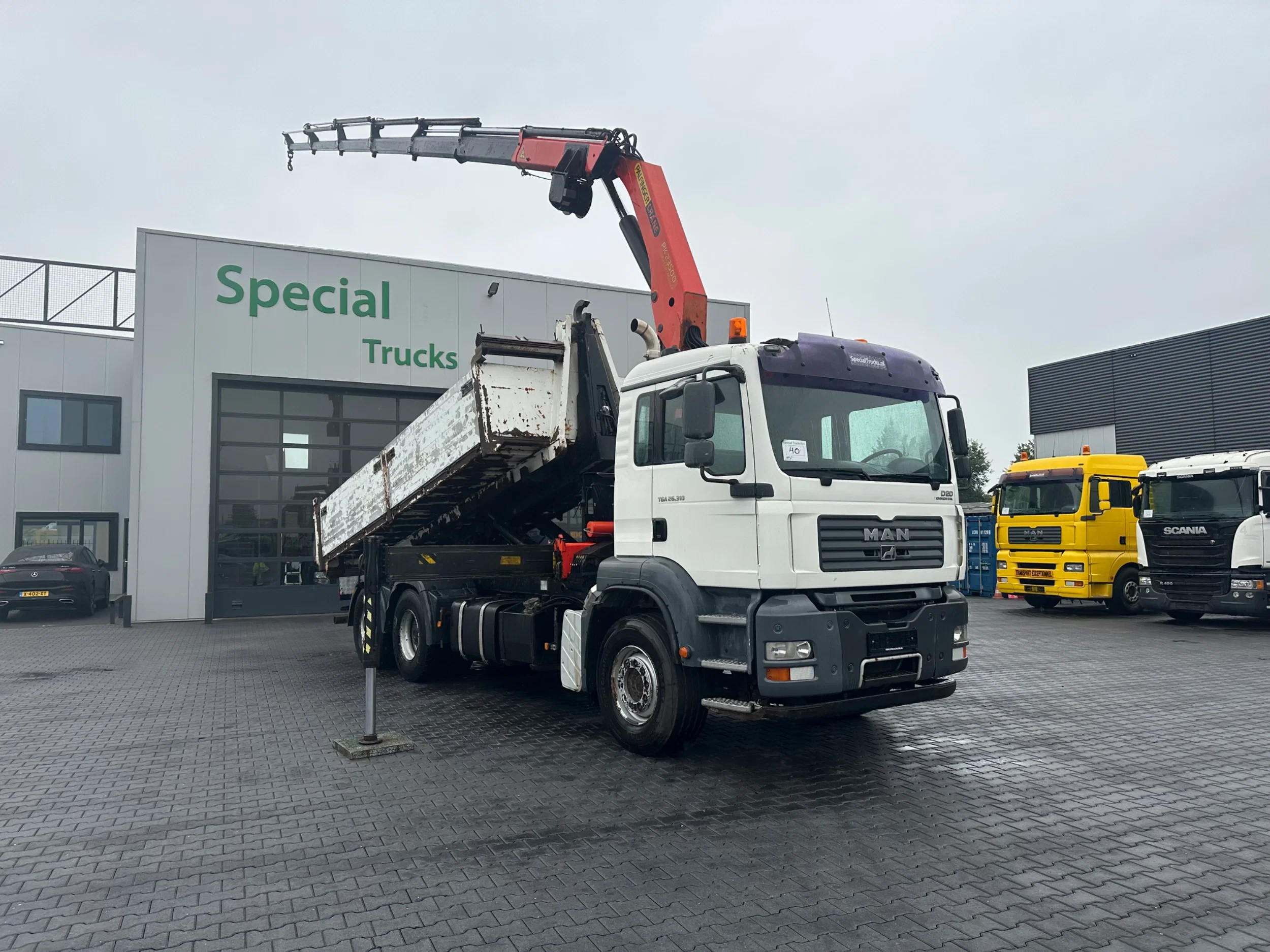 MAN TGA 2006 - 26.310 6x4 BB / Palfinger PK23500E / 6x Hydraulisch / Lier / Afstandsbediening / 20T Haaksysteem afbeelding 1