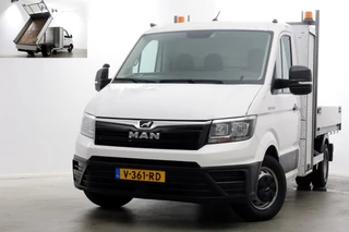 MAN TGE 2018 - 5.180 2.0 177pk E6 L2H1 Kipper Dubbel Lucht Trekhaak 3500kg 06-2018 na sprzedaż