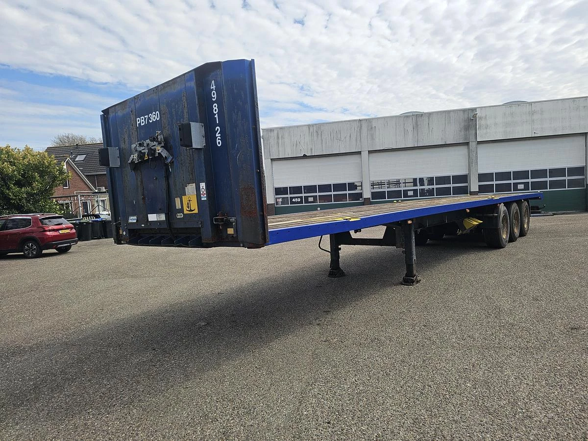 Van Hool 3B0073 | 3 AXLE FLATBED 13.60 MTR TWISTLOCKS FOR CONTAINER 40 FT 2 X20 FT BPW DRUM | 2 PIECES 2009 obrázek 6