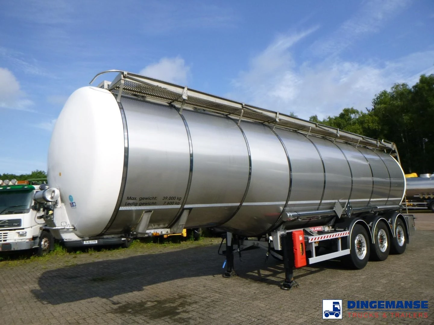 Fluid Chemical tank inox 37.5 m3 / 1 comp ADR 28-10-2025 2007 zdjęcie 1