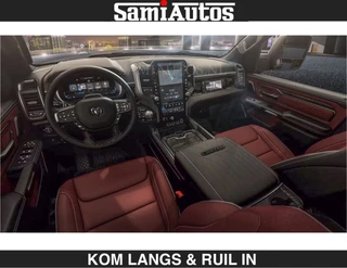 Dodge Ram Pick-Up 2026 - LIMITED 2027 5.7 V8 HEMI | MAXIMAAL UITGERUST | NIEUWE KLEUR Forged Blue Metallic met Ebony Red interior seats | afbeelding 2 miniatuur