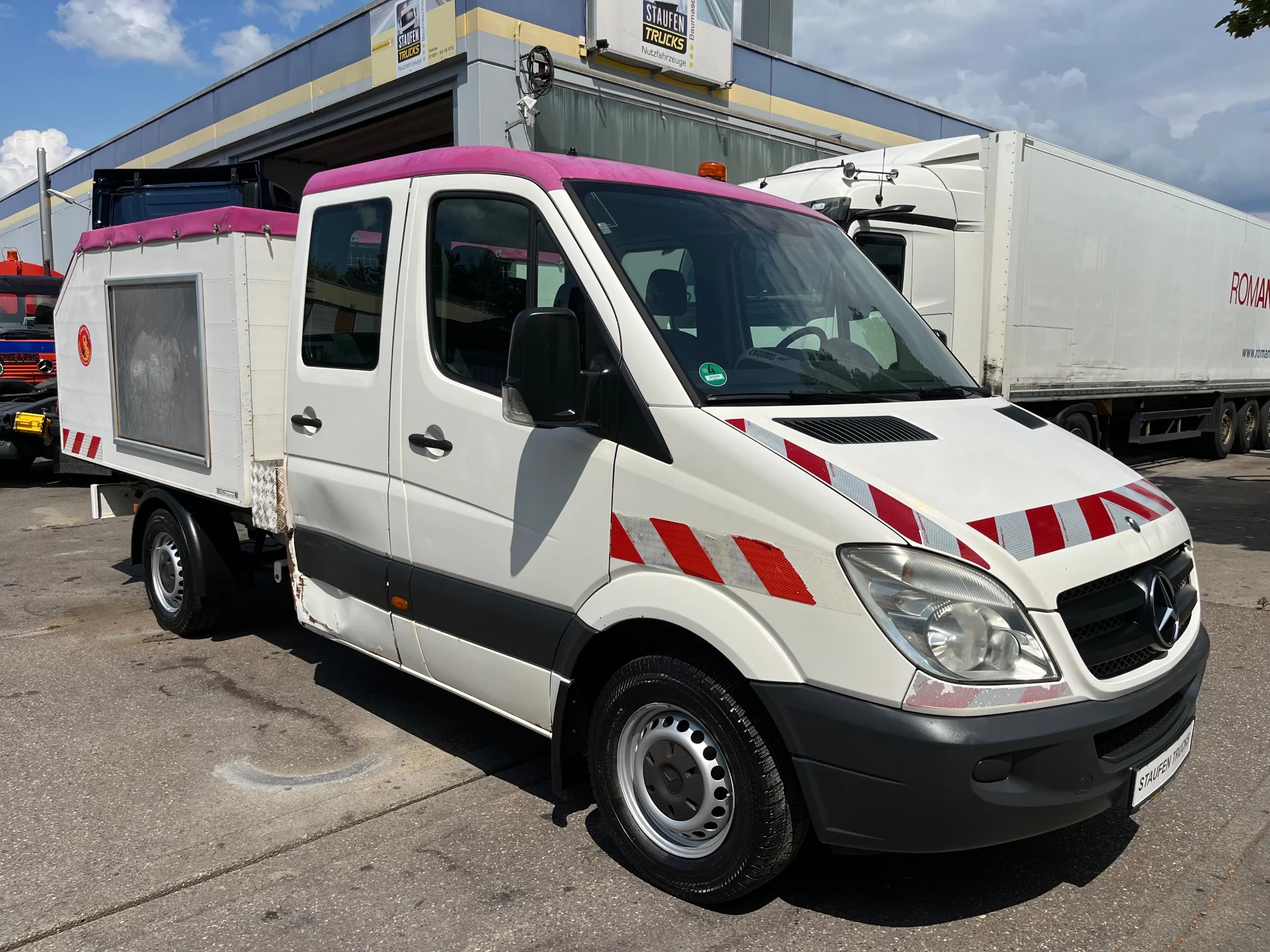 Mercedes-Benz Sprinter 2008 - 311 CDI, DoKa, Kipper, Müllwagen Gerber afbeelding 4