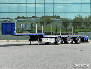 KWB P-453-STI-H 2008 - 3-AS SEMI 2x STUURAS 1x LIFTAS SCHIJFREMMEN LUCHTVERING NL-TRAILER te koop