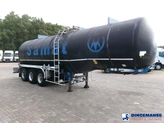 Fruehauf Bitumen tank inox 31 m3 / 1 comp + mixer & engine 1990 imagen 2 miniatura