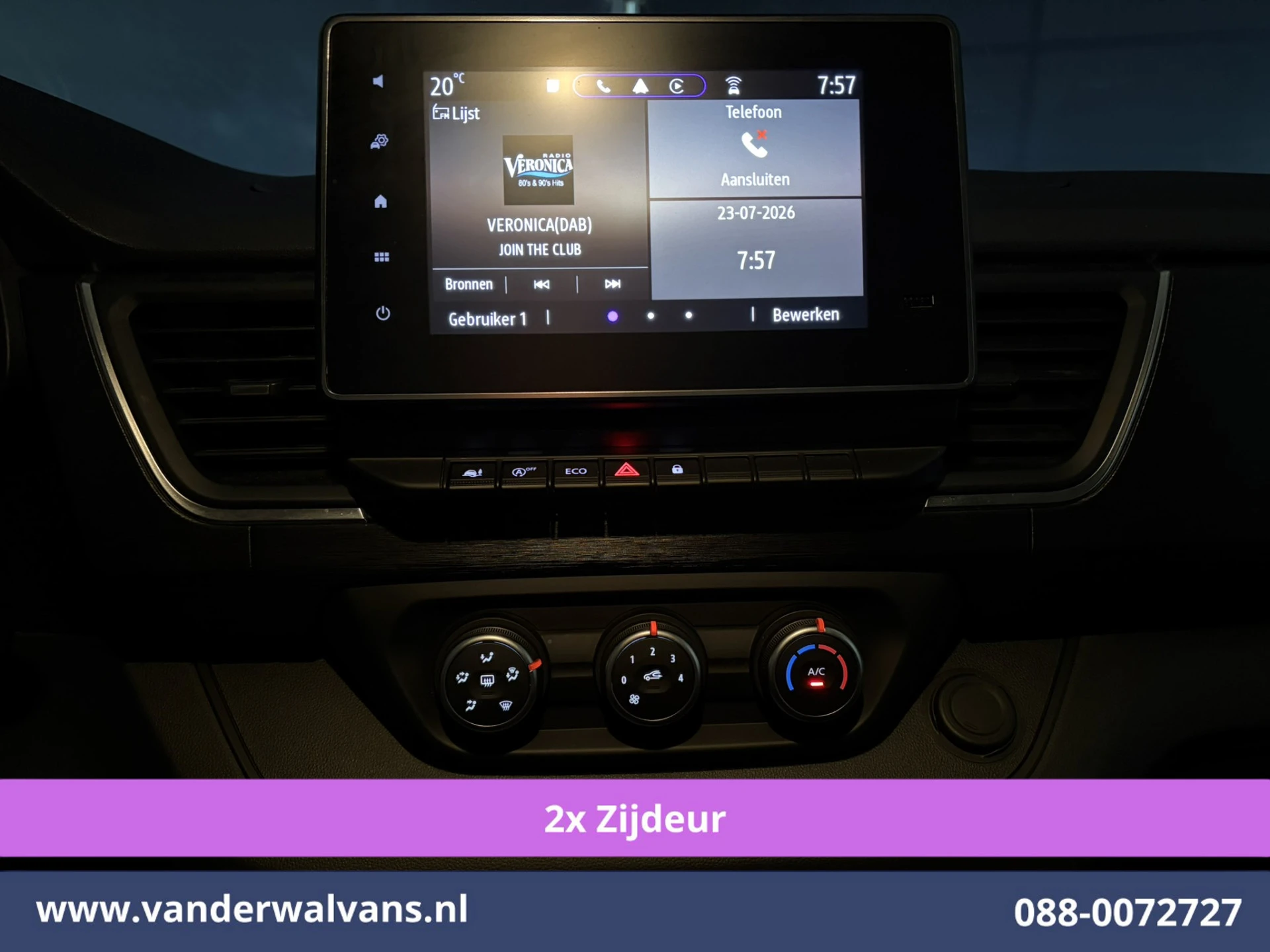 Renault Trafic 2023 - 2.0 dCi 131pk L2H1 Euro6 Airco | 2x zijdeur | LED | Apple Carplay | Cruisecontrol afbeelding 17