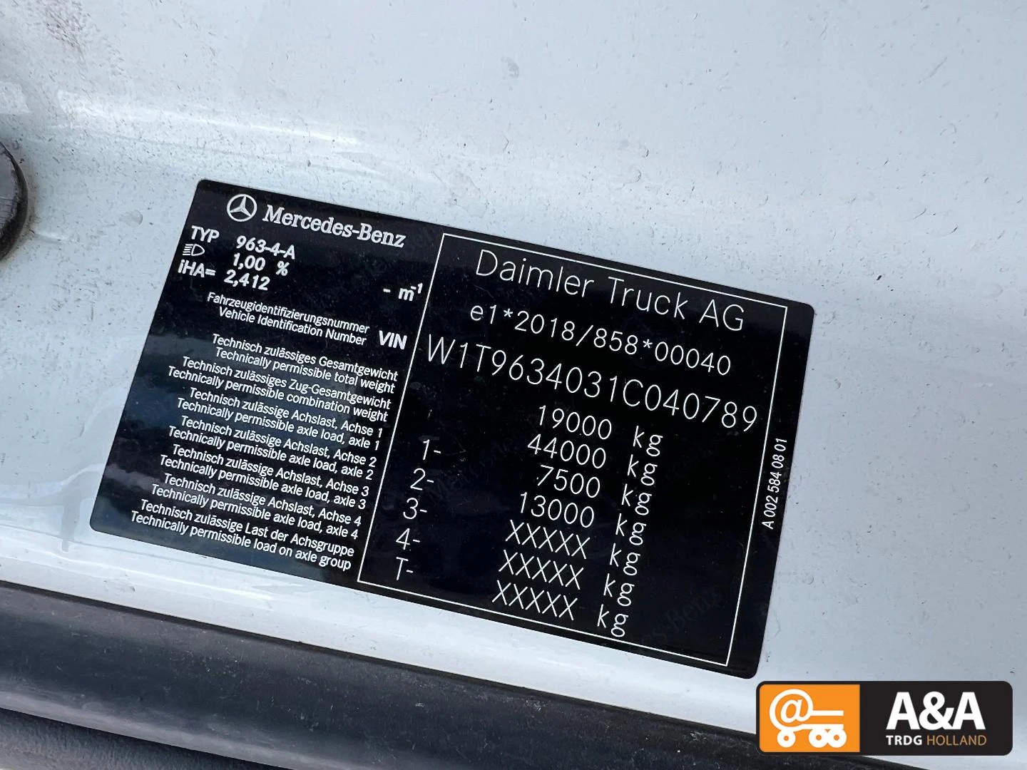 Mercedes-Benz Actros 2022 - 1845 LS afbeelding 69