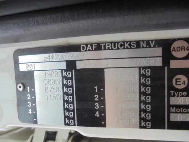 DAF XF 105 2010 - 410 NL truck obrázek 27