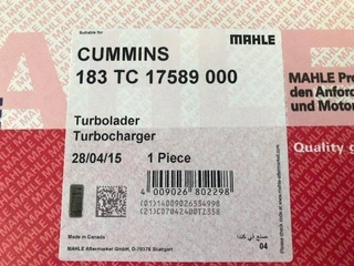 DAF N/A - 3802819-3800988-CBU1975 CUMMINS TURBO 1999--> (NEW) MAHLE 183TC17589000 image 6