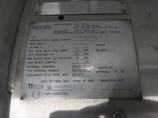Scania N/A - 2859386 LNG tank 406L obrazek 3