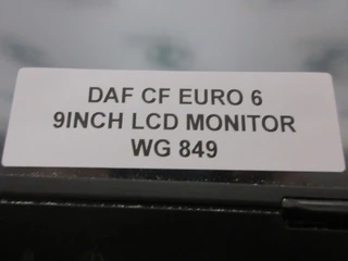 DAF - CF 9 INCH LCD MONITOR EURO 6 afbeelding 3 miniatuur