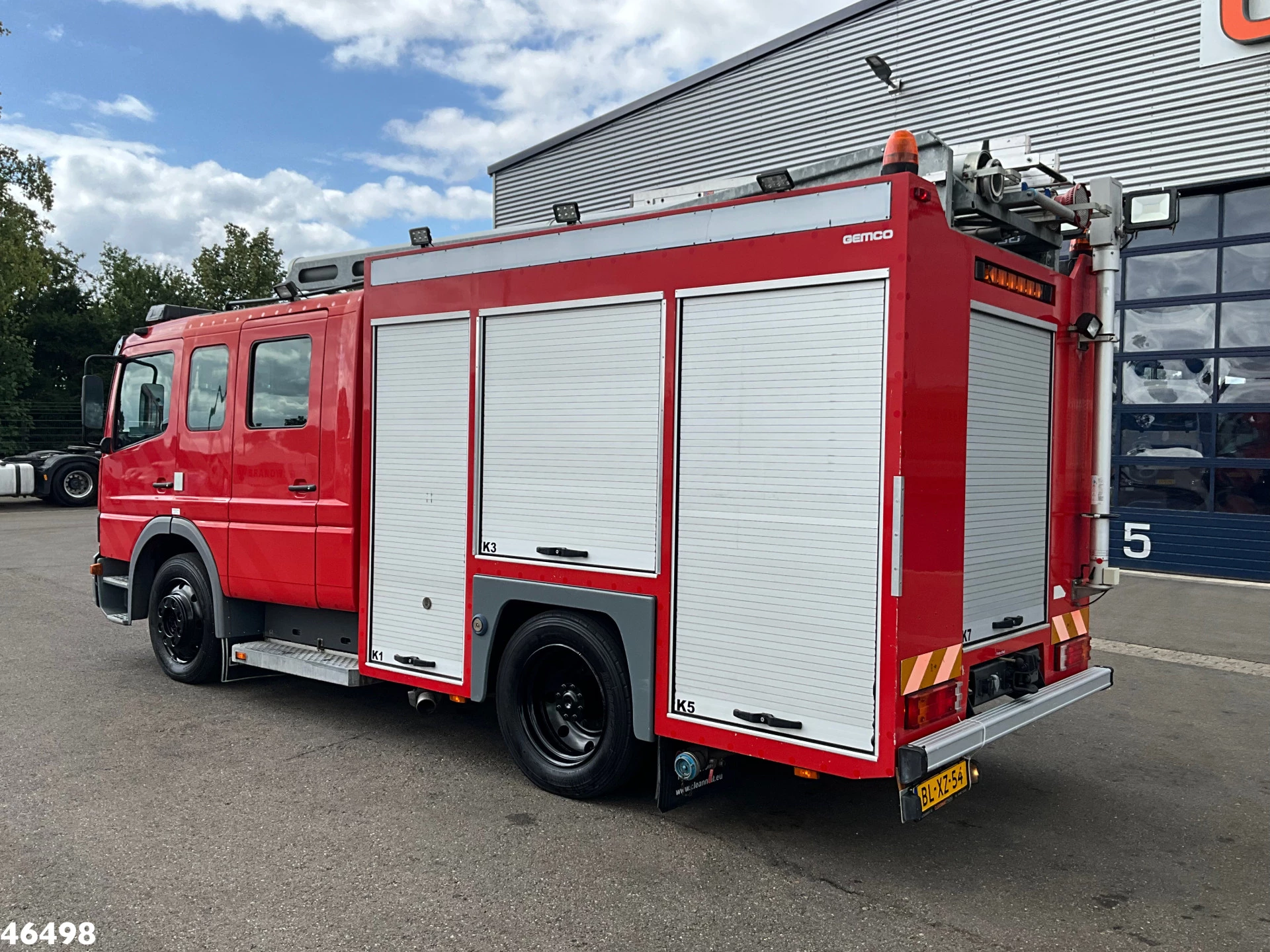 Mercedes-Benz Atego 2002 - 1425 Gemco Brandweer / materiaalwagen Just 76.486 km! afbeelding 6