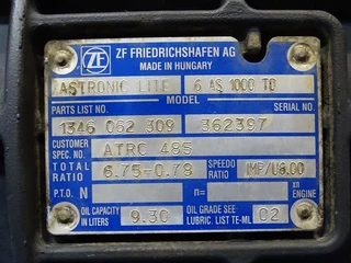 DAF N/A 2018 - ZF6AS 1000 TO obrazek 2