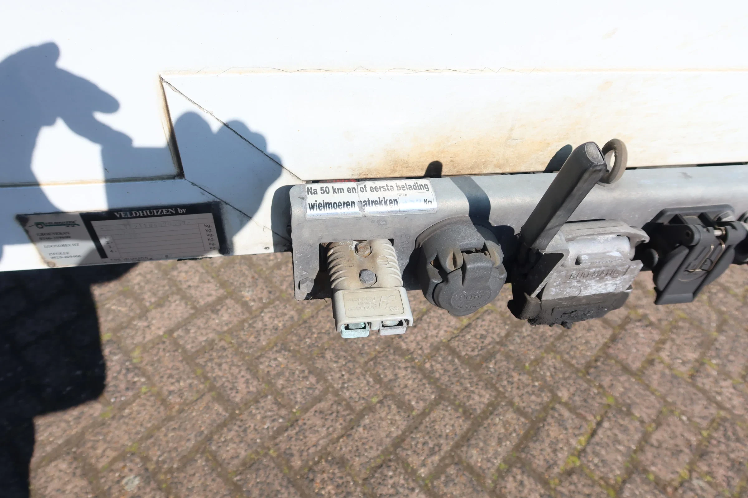 Veldhuizen P47-3 2021 - P47-3 BE oplegger+ Dhollandia klep 1.000 kg afbeelding 9
