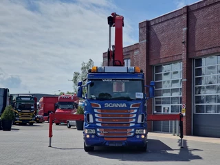 Scania R 2013 - R560 V8 8x4*4 - HIAB 244 K5 Crane / Kran / Grua with remote - Steering axle - Full air bild 4
