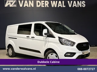 Ford Transit Custom 2020 - 2.0 TDCI 130pk Automaat L2H1 Dubbele Cabine Euro6 Airco | 6-Zits | Camera | Navigatie | Apple Carplay afbeelding 1 miniatuur