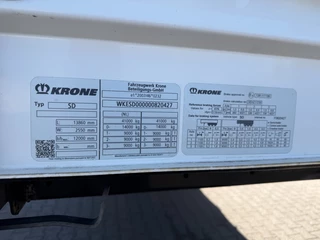 Krone N/A 2018 - Schuifzeil -Dak *Only 32 TKM* BPW-Disc / Apk! bild 15
