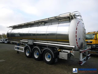 Feldbinder Chemical tank inox L4BH 37.5 m3 / 1 comp 2012 image 3 thumbnail