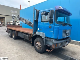 MAN TGA 2001 - 26 350 6x4, Manual, Steel, Hiab afbeelding 2 miniatuur