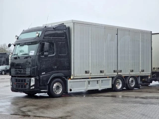 Volvo FH 2013 - 13.460 Globetrotter XL 6x2 - Box with side doors - Loadlift + Kelberg trailer 2012 with loadlift afbeelding 39