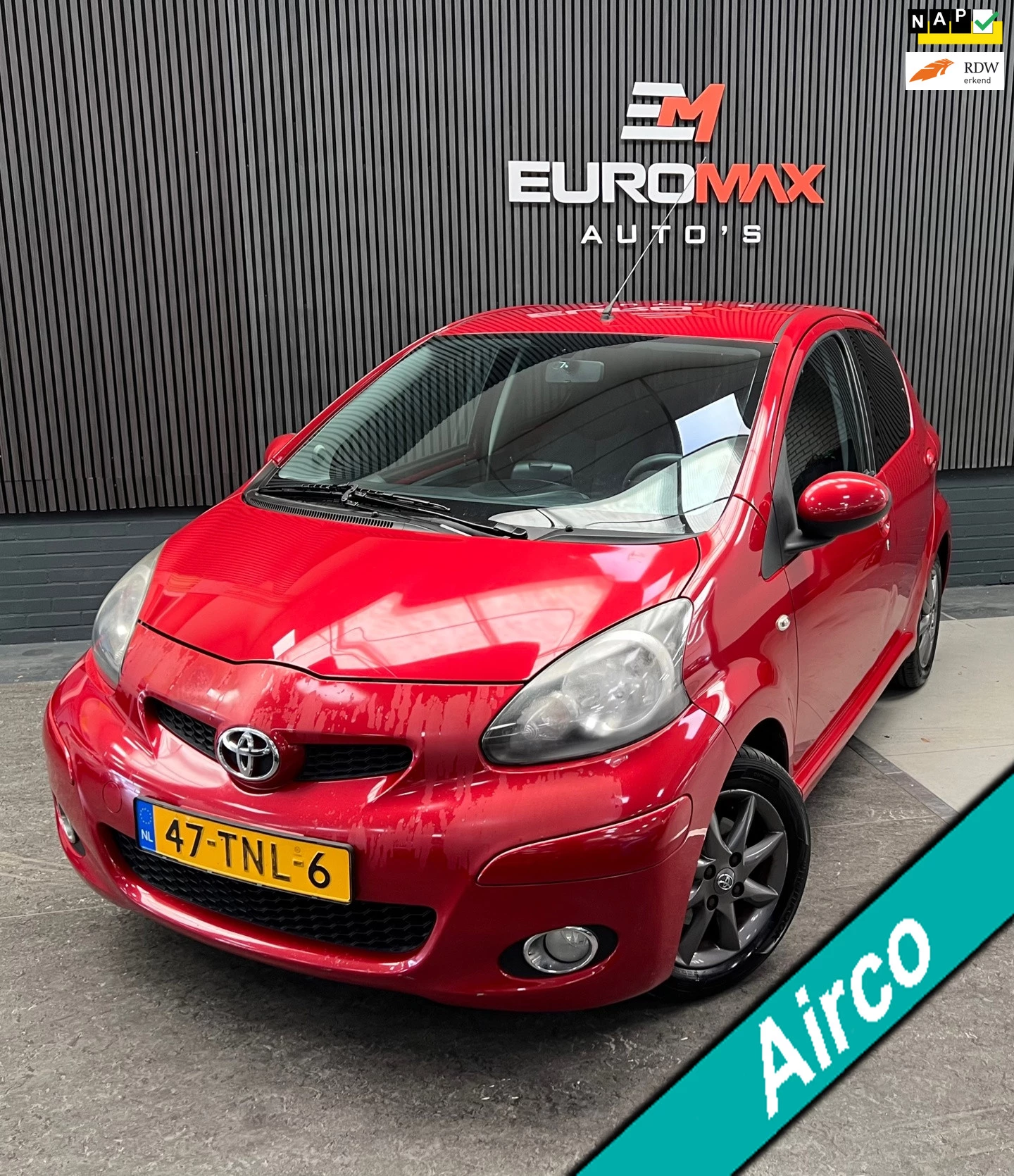 Toyota Aygo 2012 - 1.0-12V Dynamic Navigator - 1e Eigenaar - NAP - NAV - Airco. afbeelding 1