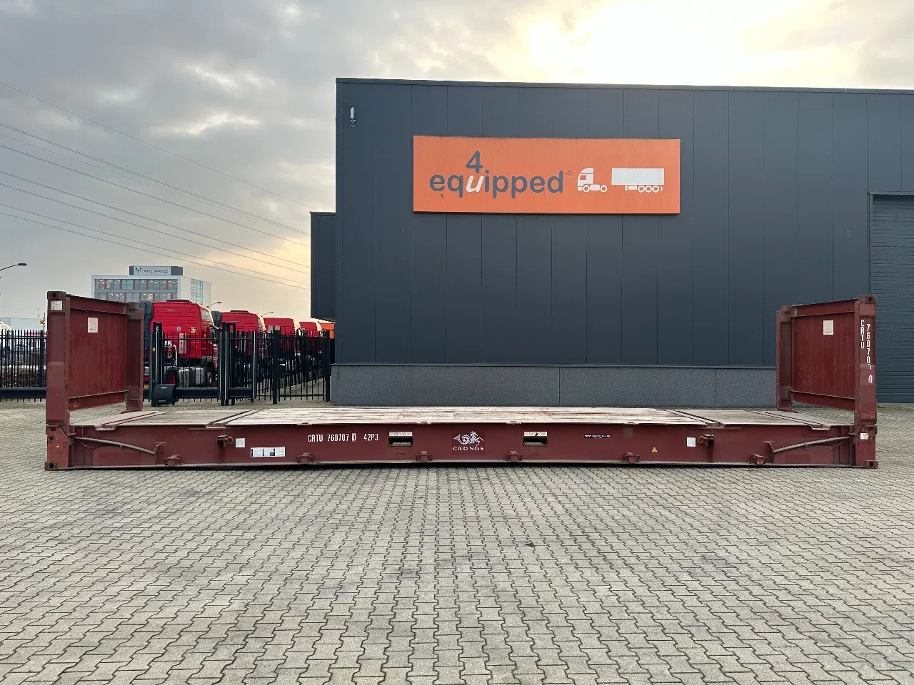 CIMC 2008 - 40FT FLATRACK FLUSH FOLDING / 10x available afbeelding 2