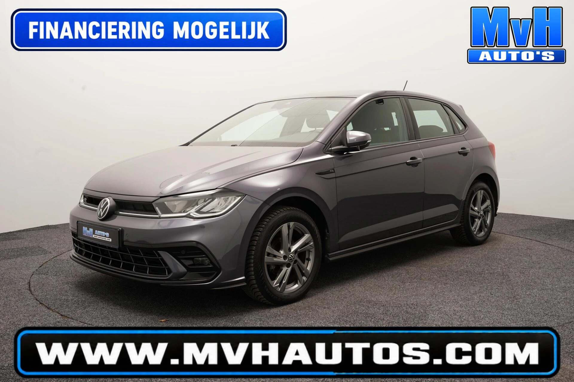 Volkswagen Polo 2022 - 1.0 TSI R-Line|DSG|ACC|CAMERA|STOELVERW|NAP afbeelding 1