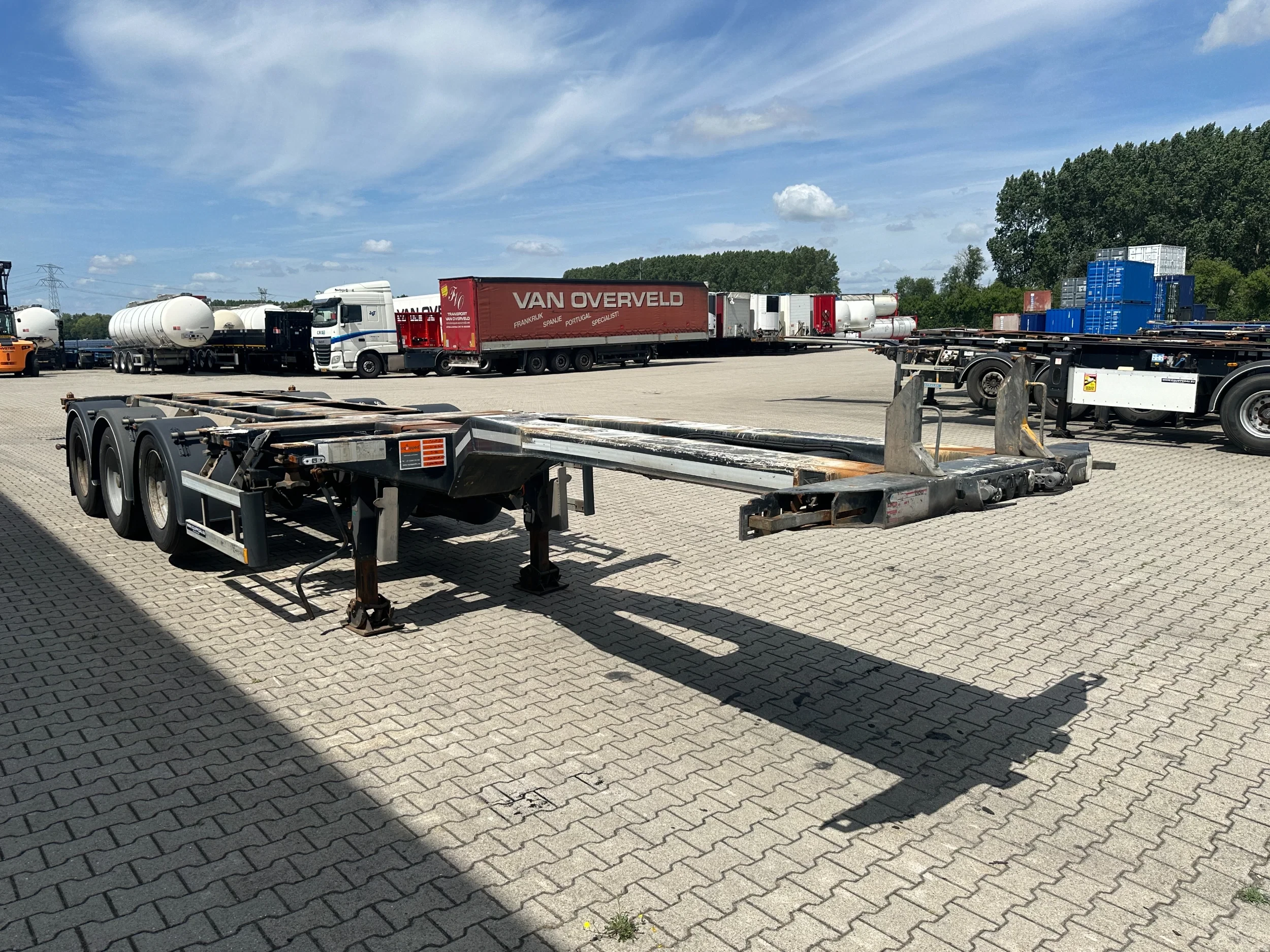 D-TEC 2014 - FLEXITRAILER / 45FT HC MULTI / BPW + drumbrakes / liftaxle / NL / APK 09-2026 afbeelding 13