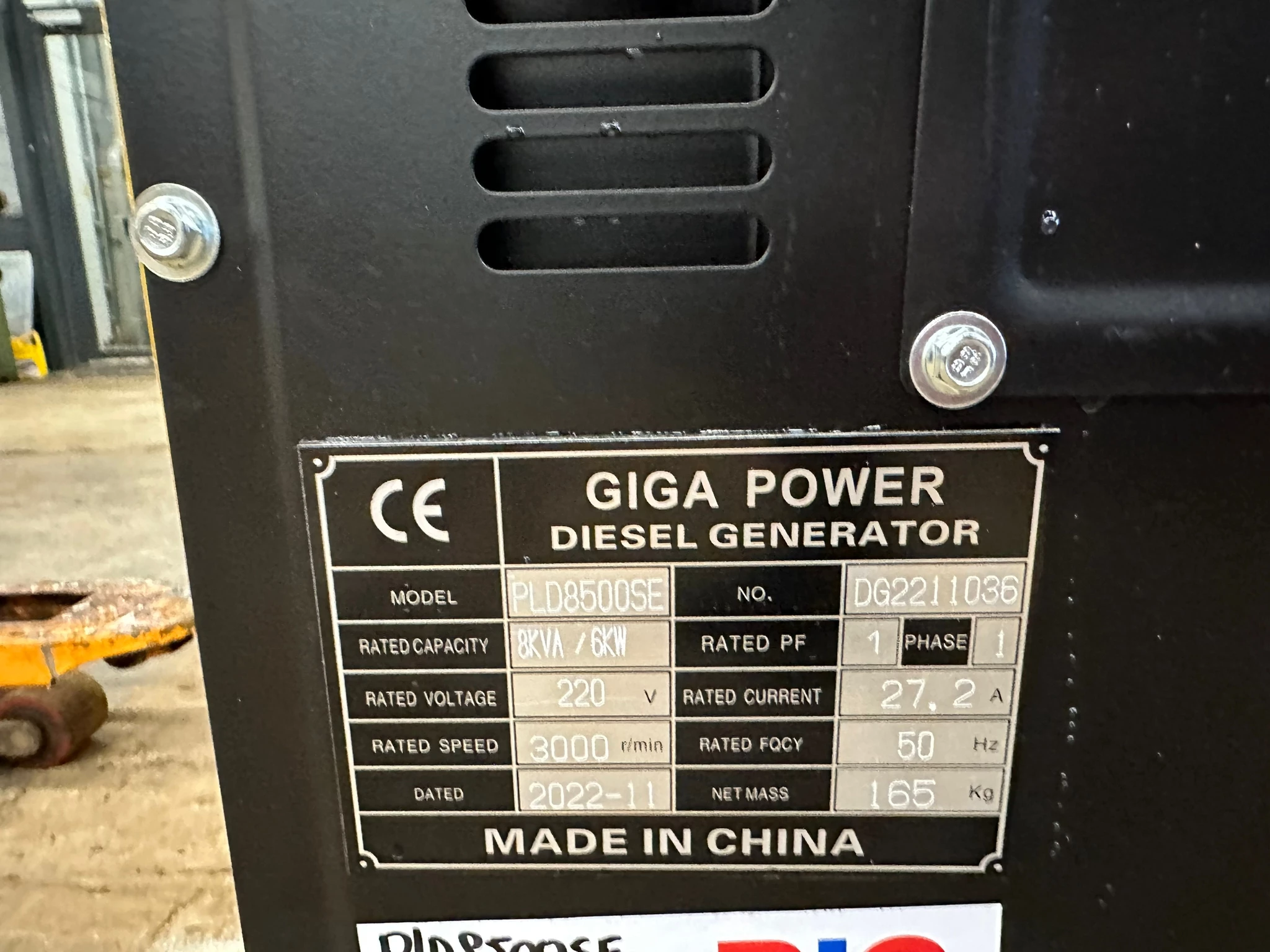 Giga power PLD8500SE 8KVA silent set 2022 Bild 9