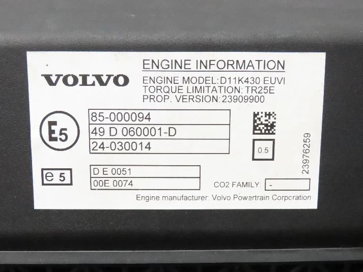 Volvo - 23639097 Motor D11K430 E6 Volvo obrázek 3