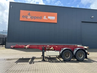 Krone N/A 2009 - 2-axle 20FT chassis / BPW + drumbrakes, / airsuspension / empty weight: 3.180kg / 2x available image 2