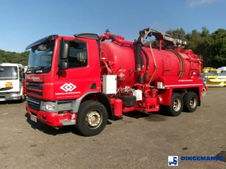 DAF CF 75.310 6x4 RHD Whale vacuum tank 11.8 m3 / 2 comp 2009 en venta