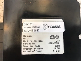Scania N/A 2012 - 1943668-1943618 ECU VIS (E32)  obrazek 3