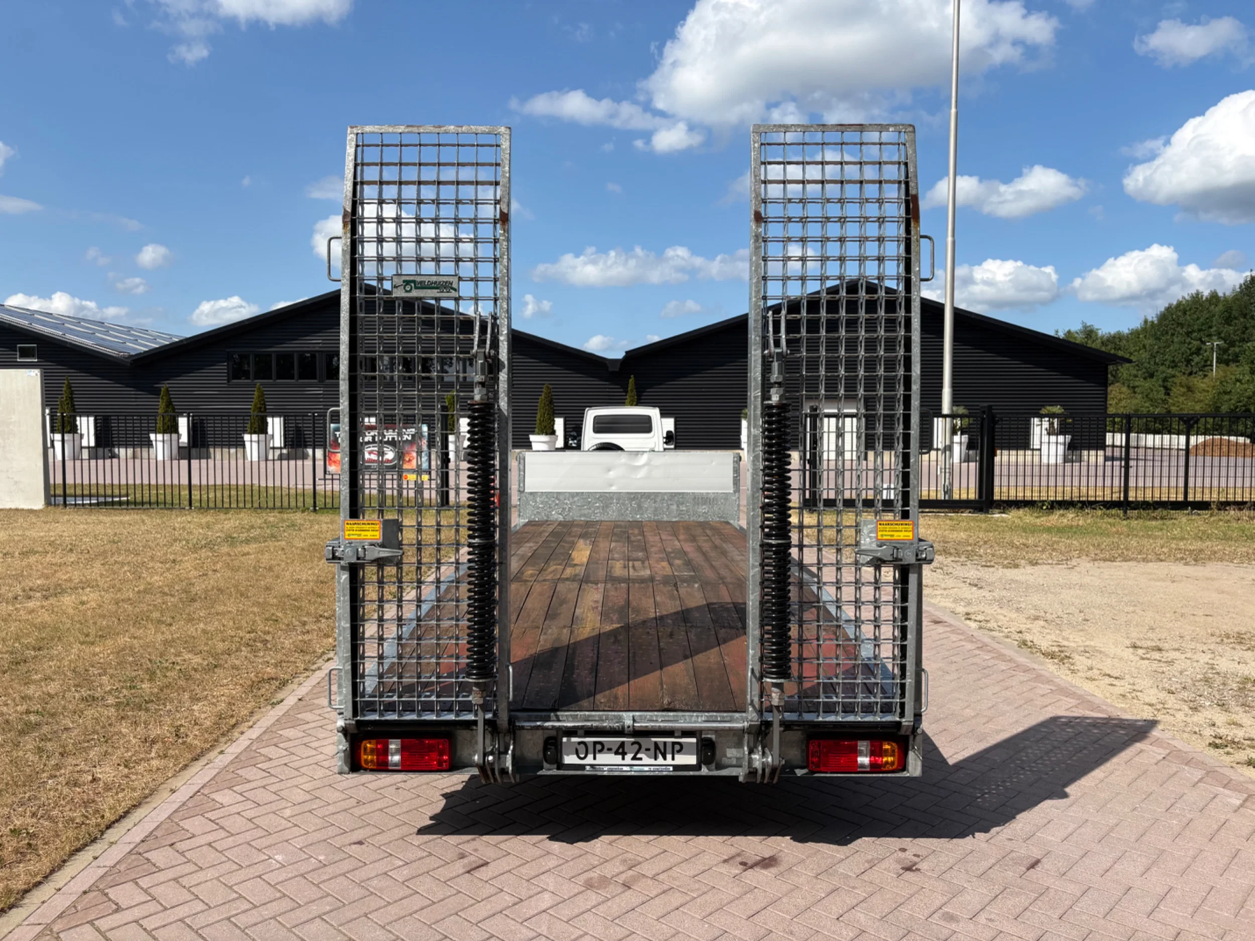 Veldhuizen P45-1 2017 - Be oplegger semi dieplader 5 TON zdjęcie 8